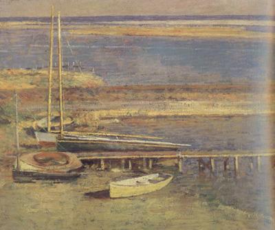Theodore Robinson Boats at a Landing (nn02) China oil painting art